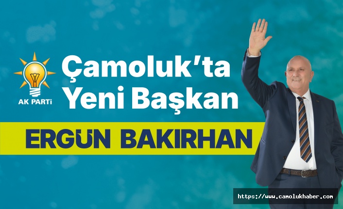 Çamoluk'ta Yeni Başkan Ergün Bakırhan