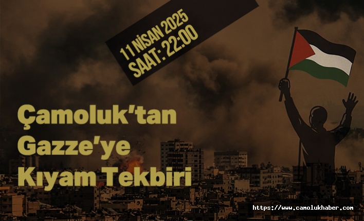 Çamoluk'tan Gazze'ye Yükselen Tekbir Sesleri