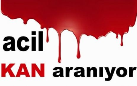  Acil Kan Aranıyor…