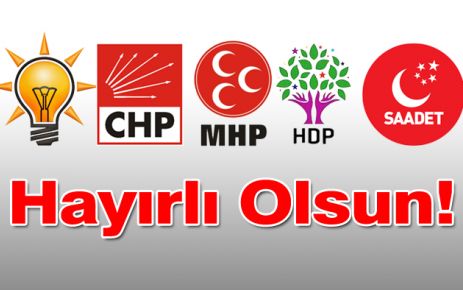 Adaylar Belli Oldu“Hayırlı Olsun!“