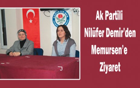 Ak Partili Nilüfer Demir den Memur-Sen'e Ziyaret