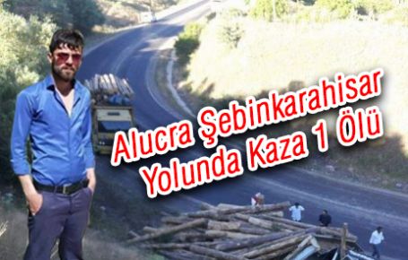 Alucra Şebinkarahisar Yolunda Kaza 1 Ölü