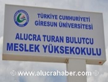 Alucra T.Bulutçu M.Y.O.Yeni Bölümleri Tercih Kılavuzunda Yer Aldı