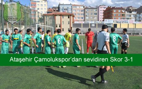 Ataşehir Çamolukspor’dan sevidiren Skor 3-1 