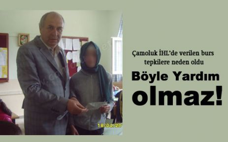 Böyle Yardım olmaz!