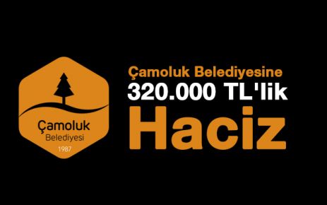 Çamoluk Belediyesine 320.000 TL'lik Haciz