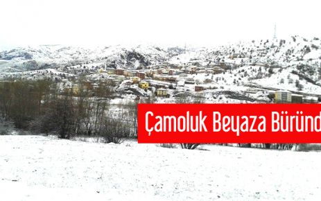 Çamoluk Beyaza Büründü