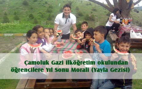 Çamoluk Gazi İlköğretim Okulundan Öğrencilere Yıl Sonu Morali