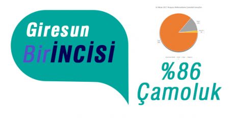 Çamoluk Giresun Birincisi %86