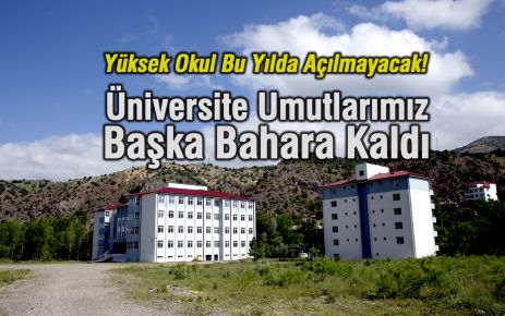 Çamoluk Meslek Yüksek Okulu Başka Bahara Kaldı