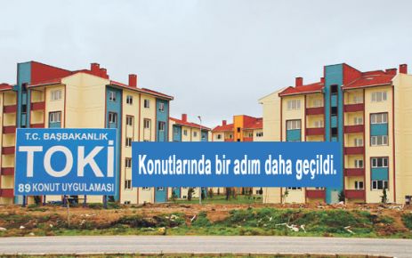 Çamoluk TOKİ Konutlarında sona gelindi.