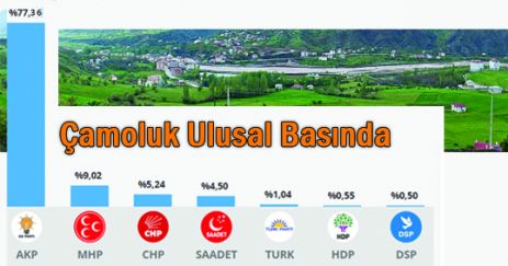 Çamoluk Ulusal Basında