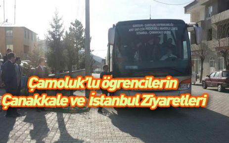 Çamoluk'lu Öğrenciler Çanakkale'de