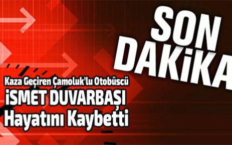 Çamoluk'lu Otobüscü İsmet Hayatını Kaybetti