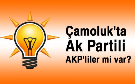 Çamoluk'ta Ak Partili “AKP'liler“ mi var?