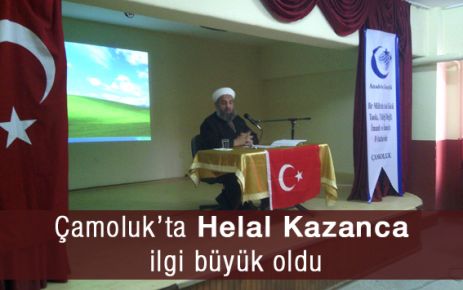 Çamoluk'ta helal kazanca yoğun ilgi