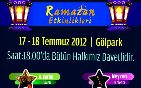 Çamoluk'ta Ramazan Karşılaması