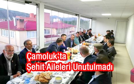 Çamoluk'ta Şehit Aileleri Unutulmadı