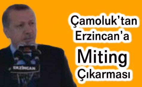 Çamoluk'tan Erzincan'a Miting Çıkarması