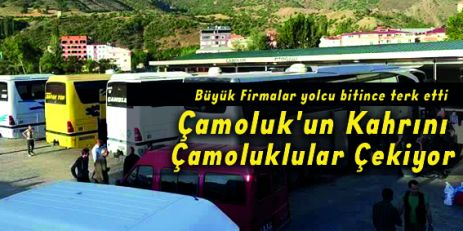 Çamoluk'un Kahrını Çamoluklular çekiyor