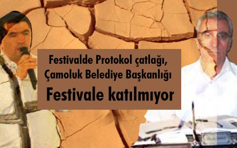 Festivalde Protokol Çatlağı