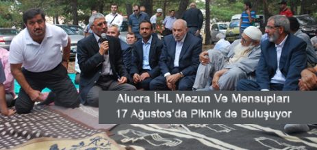 Geleneksel Alucra İHL Mezun ve Mensupları Pikniği 17 Ağustos'da