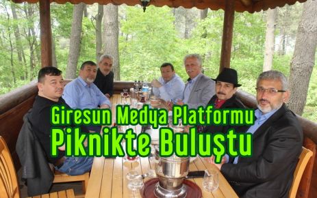 Giresun Medya Platformu Piknikte Buluştu