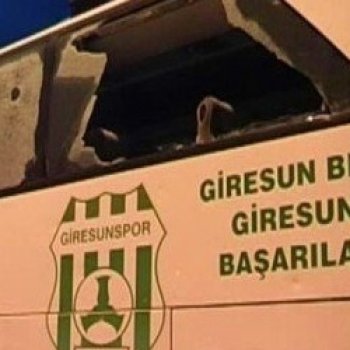 Giresun Spor'a Orduda Taşlı Saldırı