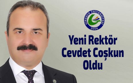 Giresun Üniversitesinin yeni rektörü belli oldu.