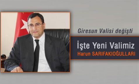 Giresun'a Yeni Vali