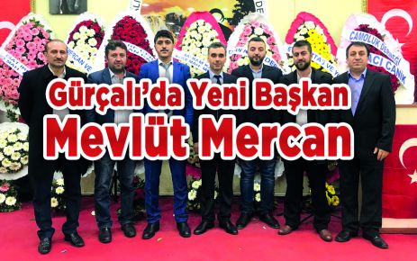 Gürçalı'da Yeni Başkan Mevlüt Mercan