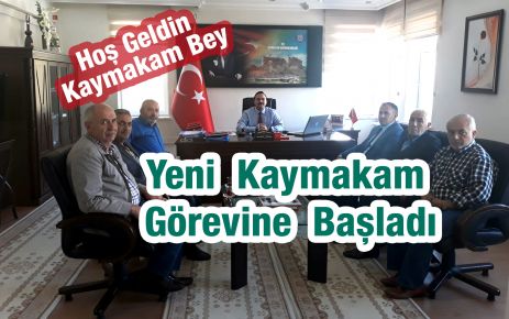 Kaymakam Efecan Şahin Göreve Başladı