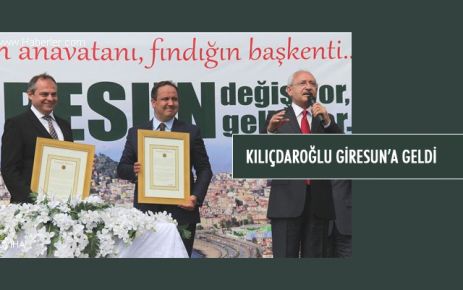 Kemal Kılıçdaroğlu Giresun'a geldi