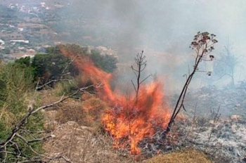Hacı Ahmetoğlu Köyün de yangın