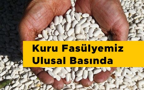 Kuru Fasülyemiz Ulusal Basında