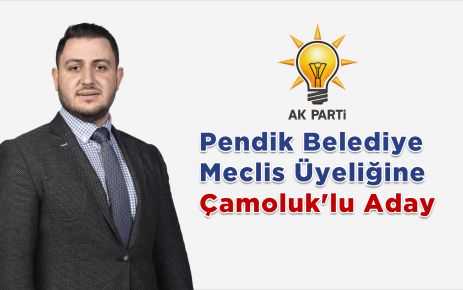 Pendik Beledye Meclis Üyeliğine Çamoluk'lu Aday