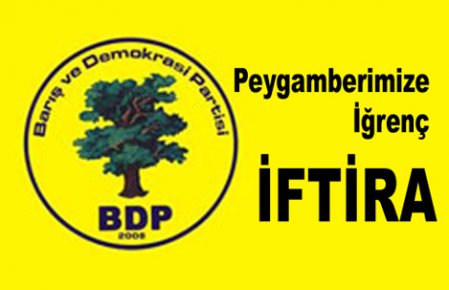 Peygamberimize iğrenç iftira