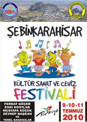 Şebinkarahisar Kültür Sanat ve Ceviz Festivali 1.Günü Büyük bir katılım