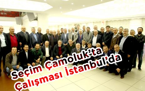 Seçim Çamoluk'ta Çalışması İstanbul'da