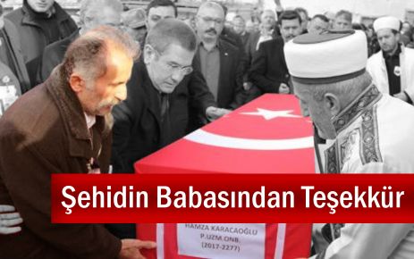 Şehidin Babasından Teşekkür