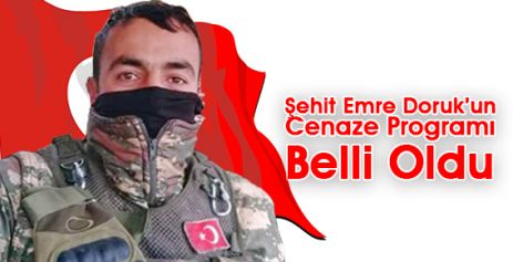 Şehidin Cenaze Programı Belli Oldu.