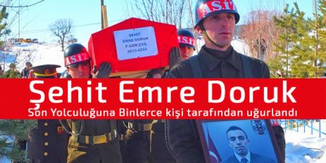 Şehit Emre Son Yolculuğuna Uğurlandı