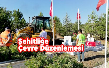 Şehitliğe Çevre Düzenlemesi