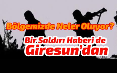 Bölgemizden saldırı haberleri peş peşe geliyor