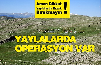 Yaylalara Erzak Operasyonu