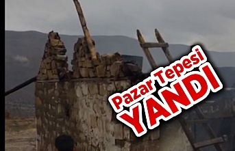 Pazar Tepesi Yandı