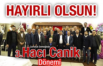 Çamoluk Derneğinde 3. Hacı Canik Dönemi