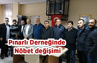 Pınarlı Derneğinde Nöbet Değişimi