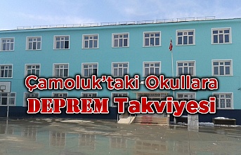 Çamoluk'ta Okullar Deprem Güçlendirmesi