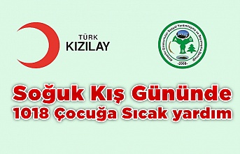 Soğuk Kış Gününde 1018 Çocuğa Sıcak yardım